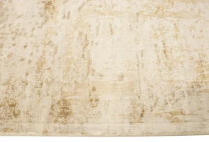 Distressed Beige Brown Abstract 5X8 Hand-Tufted Modern Rug