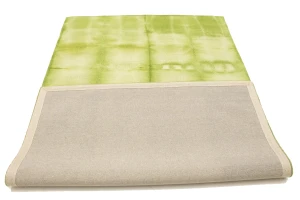 Green Tie-Dye 5X8 Hand-Tufted Modern Rug