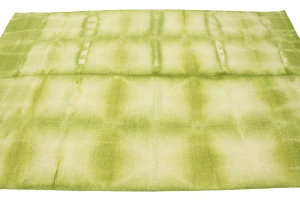 Green Tie-Dye 5X8 Hand-Tufted Modern Rug