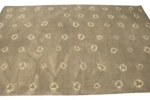 Beige/Khaki Tie-Dye 5X8 Hand-Tufted Modern Rug