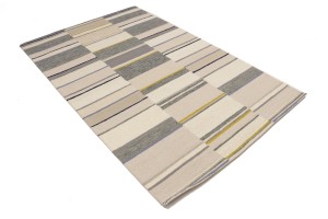 Multicolored Stripes 5X8 Hand-Tufted Modern Rug