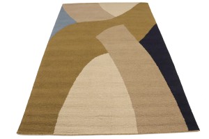 Multicolored Abstract 5X8 Hand-Tufted Modern Rug