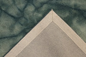 Hunter Green Tie-Dye 5X8 Hand-Tufted Modern Rug