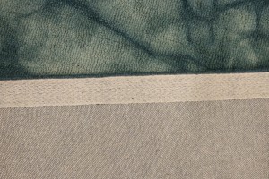 Hunter Green Tie-Dye 5X8 Hand-Tufted Modern Rug