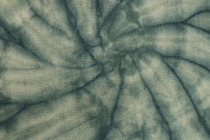 Hunter Green Tie-Dye 5X8 Hand-Tufted Modern Rug
