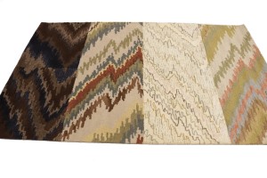 Multicolored Abstract 5X8 Hand-Tufted Modern Rug