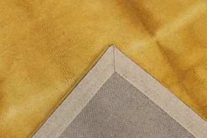 Gold Tie-Dye 5X8 Hand-Tufted Modern Rug