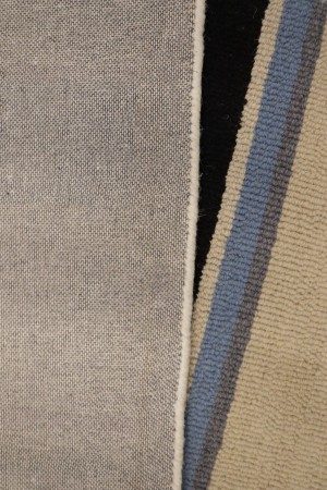 Multicolored Stripes 5X8 Hand-Tufted Modern Rug