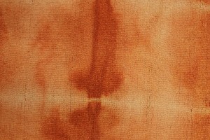 Solar Orange Tie-Dye 5X8 Hand-Tufted Modern Rug