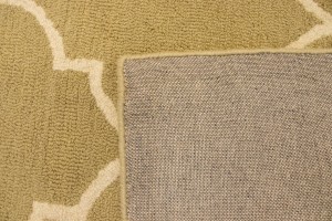 Beige Trellis 5X8 Hand-Tufted Modern Rug