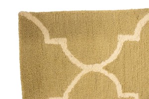 Beige Trellis 5X8 Hand-Tufted Modern Rug