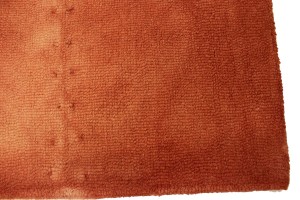 Coral Red Tie-Dye 5X8 Hand-Tufted Modern Rug