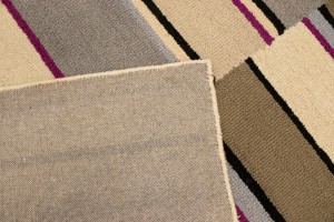 Multicolored Stripes 5X8 Hand-Tufted Modern Rug