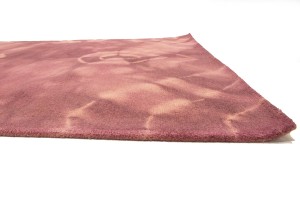 Deep Blush Tie-Dye 5X8 Hand-Tufted Modern Rug