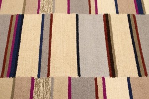 Multicolored Stripes 5X8 Hand-Tufted Modern Rug