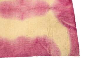 Fuchsia Tie-Dye 5X8 Hand-Tufted Modern Rug