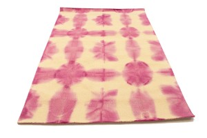 Fuchsia Tie-Dye 5X8 Hand-Tufted Modern Rug