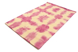 Fuchsia Tie-Dye 5X8 Hand-Tufted Modern Rug