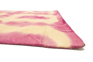 Fuchsia Tie-Dye 5X8 Hand-Tufted Modern Rug
