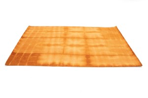 Solar Orange Tie-Dye 5X8 Hand-Tufted Modern Rug