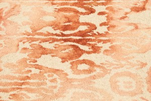 Rust Abstract 5X8 Hand-Tufted Modern Rug
