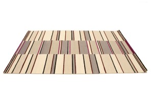 Multicolored Stripes 5X8 Hand-Tufted Modern Rug