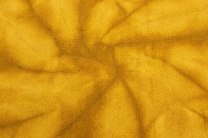Golden Yellow Tie-Dye 5X8 Hand-Tufted Modern Rug