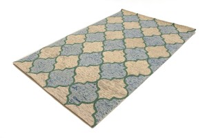 Multicolored Trellis 5X8 Hand-Tufted Modern Rug