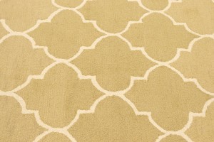 Beige Trellis 5X8 Hand-Tufted Modern Rug