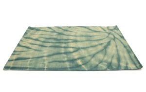 Green Tie-Dye 5X8 Hand-Tufted Modern Rug