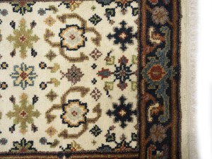 Cream Floral 2'6X23'4 Chobi Oriental Runner Rug