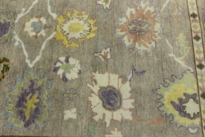 Floral Colorfast 8X10 Oushak Chobi Oriental Rug