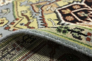 Light Gray Geometric 8X10 Heriz Serapi Oriental Rug