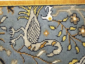 Light Gray Pictorial 2'6X16 Oriental Runner Rug