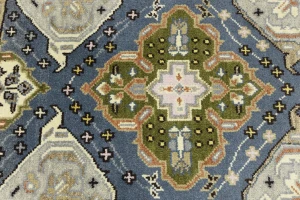Gray Floral 3X8 Traditional Heriz Serapi Oriental Runner Rug