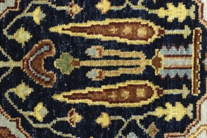 Light Gray Floral 8X10 Chobi Peshawar Oriental Rug