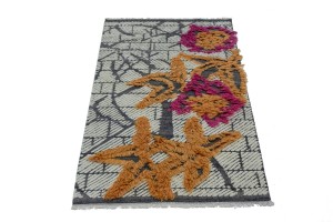 Modern Multi 4'X6'5 Moroccan Style Rug