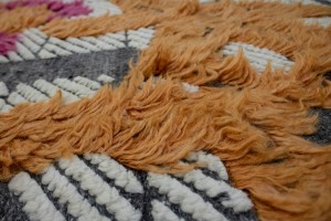 Modern Multi 4'X6'5 Moroccan Style Rug