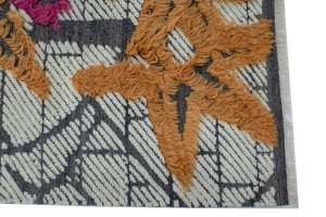 Modern Multi 4'X6'5 Moroccan Style Rug