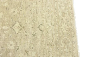 Muted Pinkish Beige Floral 5X8 Transitional Oriental Rug