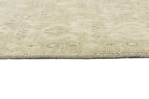 Muted Pinkish Beige Floral 5X8 Transitional Oriental Rug