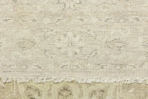 Muted Pinkish Beige Floral 5X8 Transitional Oriental Rug