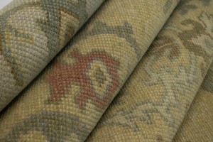 Muted Golden Beige Floral 10X14 Oriental Rug Oriental  Rug
