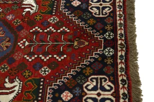 Red Tribal 3X5 Shiraz Persian Rug