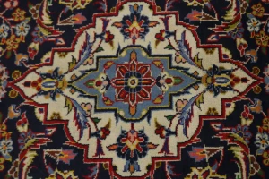 Vintage Red Traditional 10X13 Kashan Persian Rug