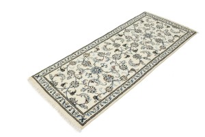 Cream Classic 3X6 Nain Kashmar Persian Runner Rug