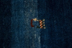 Multiolored Stripes Tribal 5X6 Gabbeh Persian Rug