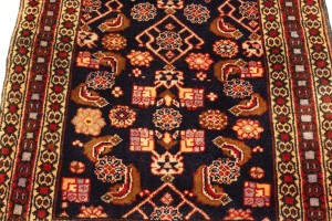 Vintage Plum Floral 2X3 Ardebil Persian Rug