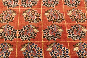 Vintage Allover Floral 3X5 Tabriz Persian Rug