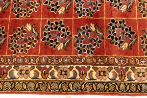 Vintage Allover Floral 3X5 Tabriz Persian Rug